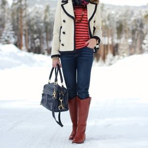 Beautiful Mahogany Frye Melissa Riding Boots